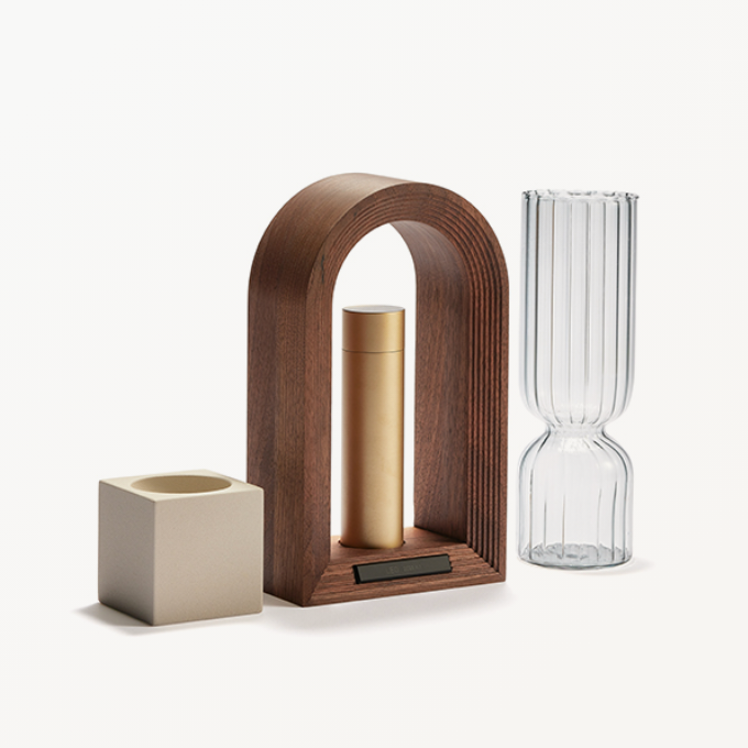 ウォールナット / 真鍮