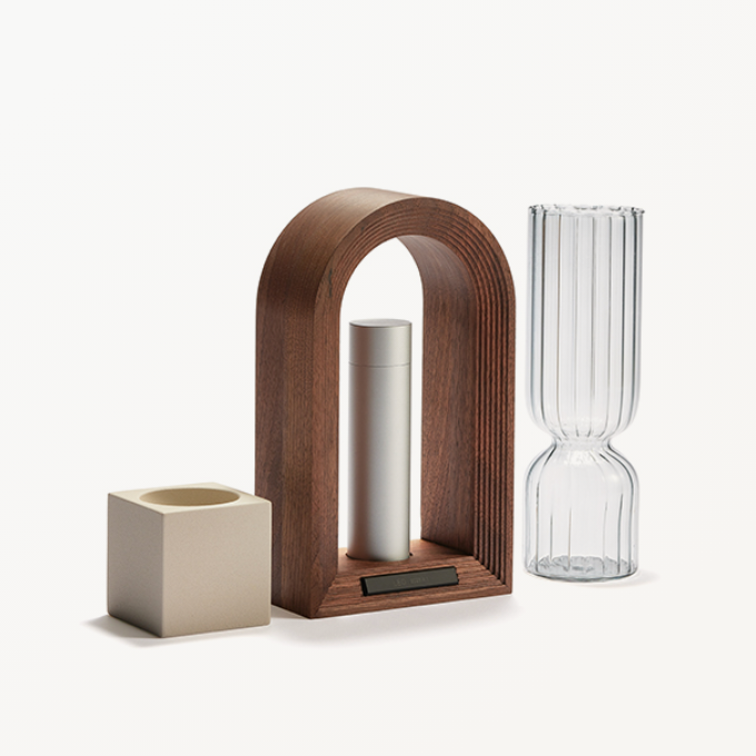 ウォールナット / アルミ